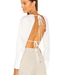 L'Academie Zorah Top In White -Deals L'Academie Store LCDE WS757 V3