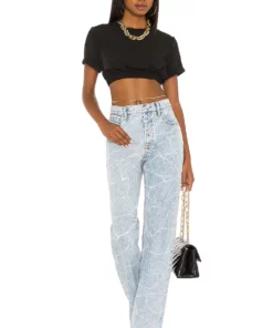 L'Academie Weronika Crop Top In Black -Deals L'Academie Store LCDE WS763 V4