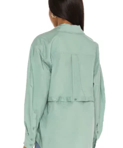 L'Academie The Nessa Blouse In Sage Green -Deals L'Academie Store LCDE WS764 V4
