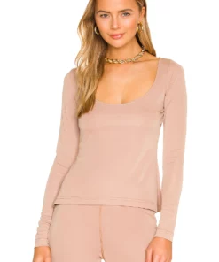 L'Academie Palley Top In Camel Beige
