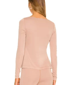 L'Academie Palley Top In Camel Beige -Deals L'Academie Store LCDE WS782 V3