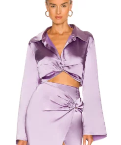 L'Academie Franca Top In Purple