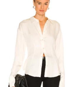 L'Academie The Bastina Top In Ivory