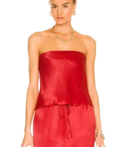 L'Academie Oxly Top In Red