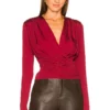 L'Academie Gamel Top In Burgundy