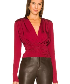 L'Academie Gamel Top In Burgundy