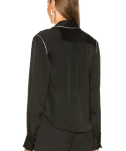 L'Academie Floyd Blouse In Black -Deals L'Academie Store LCDE WS812 V4