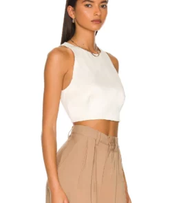 L'Academie Keely Tie Top In Ivory -Deals L'Academie Store LCDE WS813 V3