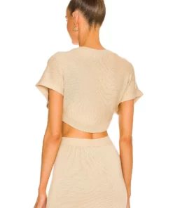 L'Academie Fionn Mini Cardigan In Beige -Deals L'Academie Store LCDE WS815 V3