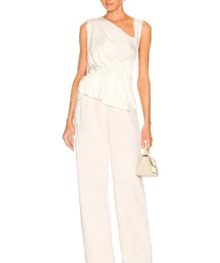 L'Academie Camellia Sleeveless Top In Bone White -Deals L'Academie Store LCDE WS818 V4