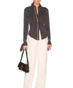 L'Academie Amora Blouse In Black Multi Dot 7 L'Academie Amora Blouse In Black Multi Dot -Deals L'Academie Store LCDE WS822 V4