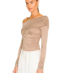 L'Academie Luciana Top In Taupe -Deals L'Academie Store LCDE WS828 V3
