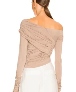 L'Academie Luciana Top In Taupe -Deals L'Academie Store LCDE WS828 V4
