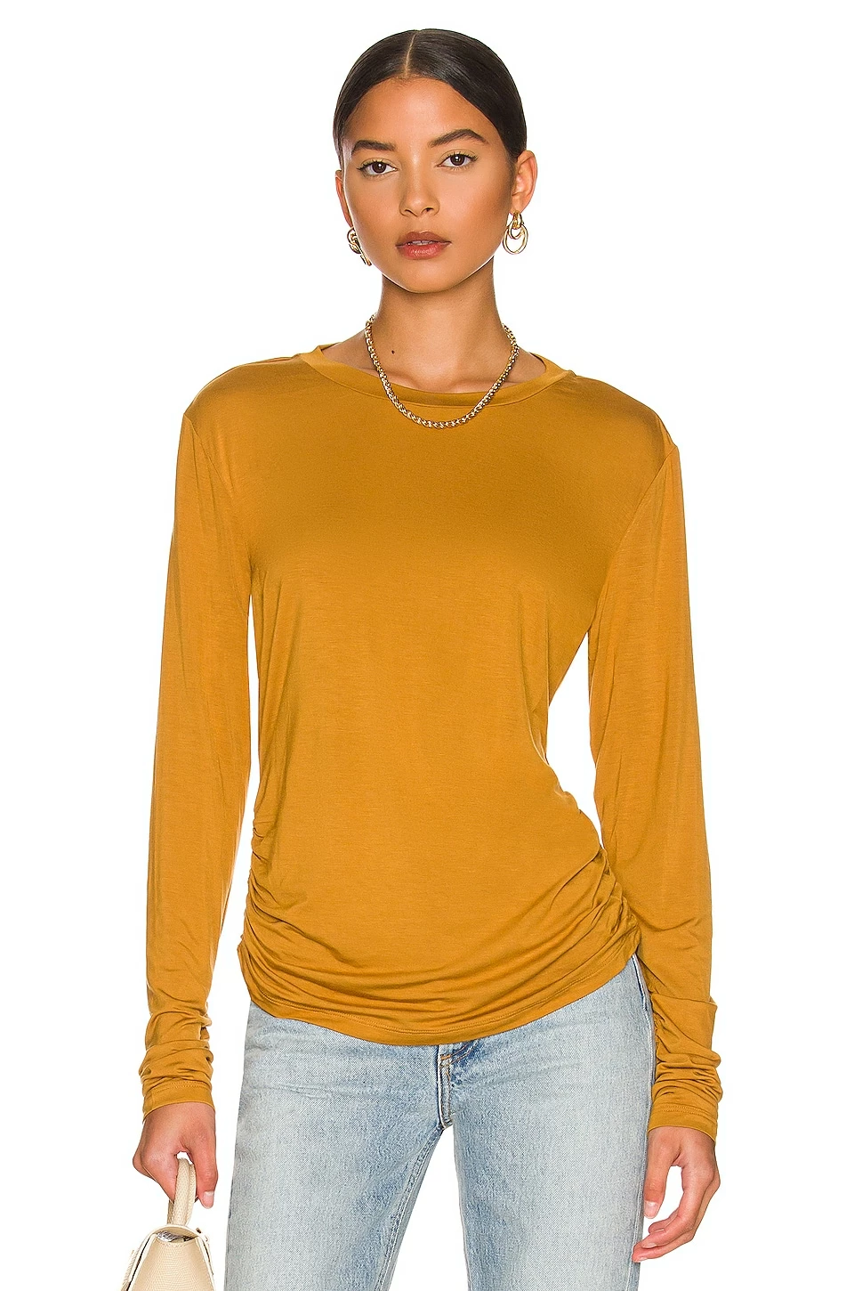 L'Academie Casey Top In Golden Brown 1 L'Academie Casey Top In Golden Brown