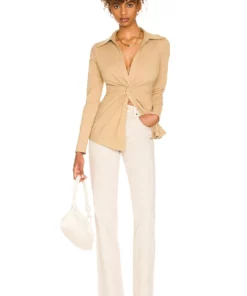 L'Academie The Amarine Top In Beige -Deals L'Academie Store LCDE WS831 V4