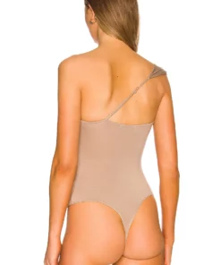 L'Academie Delphine Bodysuit In Taupe -Deals L'Academie Store LCDE WS834 V4