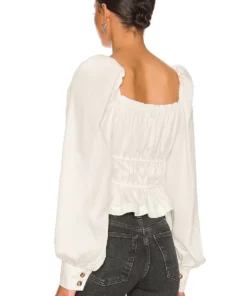 L'Academie Willow Top In White -Deals L'Academie Store LCDE WS836 V3