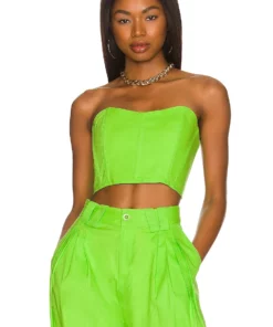 L'Academie Ember Corset In Lime Green