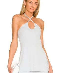 L'Academie Chance Top In Light Blue