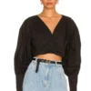 L'Academie The Angeline Top In Black