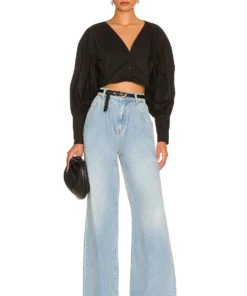 L'Academie The Angeline Top In Black -Deals L'Academie Store LCDE WS848 V4